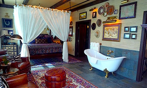 Disneyland Hotel Adventureland Suite master bedroom image