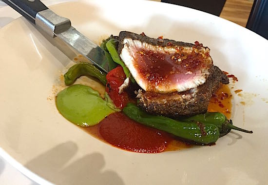 Disney Springs The Boathouse Restaurant ahi tuna image