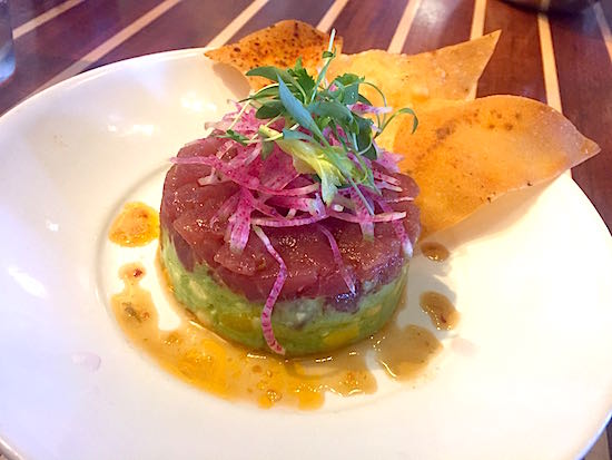 Disney Springs The Boathouse Restaurant tuna poke image