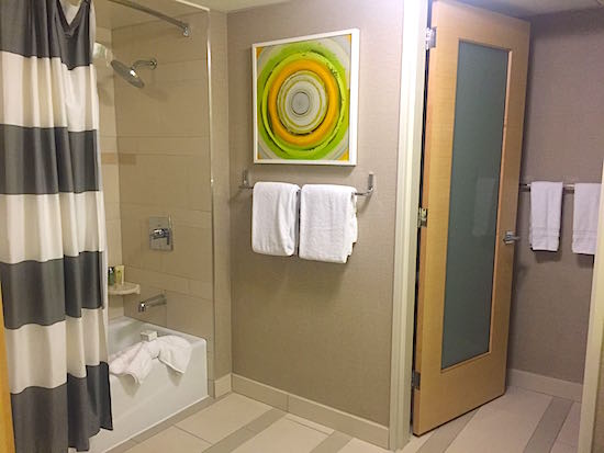 Disney's Contemporary Resort One- and Two-Bedroom Suite bath image