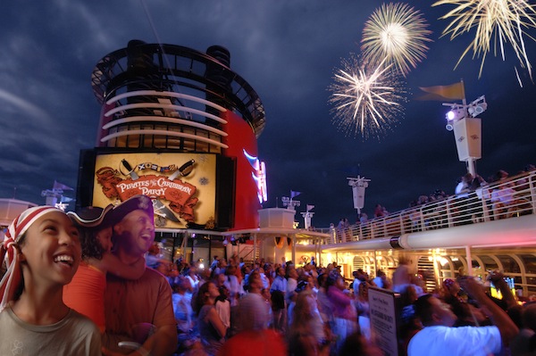 Fireworks at sea Disney Cruise Line image