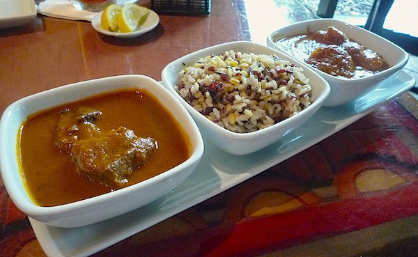 Sanaa restaurant Disney's Animal Kingdom Lodge Kidani Village trio entree image