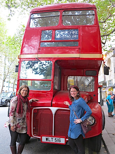 Adventures By Disney London red bus image