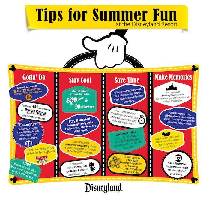 Tips For Summer Fun Disneyland image