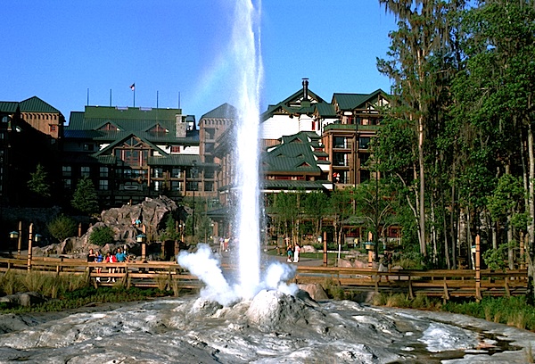 Disney's Wilderness Lodge geyser image