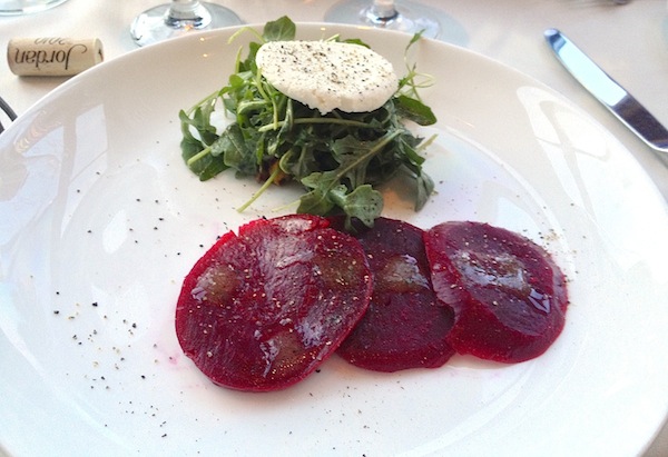 The Dining Room at Wolfgang Puck's Grand Cafe Downtown Disney beet salad image