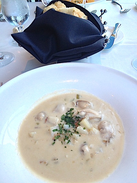 The Dining Room at Wolfgang Puck's Grand Cafe Downtown Disney oyster chowder image
